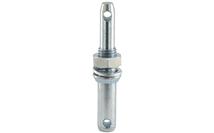 Lower link implement pin dual 22 - 28x197mm, Thread size 7/8x38mm Cat. 1/2