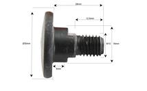 Mower Blade Retainer- M10x28mm - Replacement for Kidd, Kuhn, Vicon