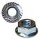 Flange Lock Nuts, No.10\'\'- 24