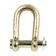 D Shackle, Pin Ø8mm, Jaw: 13mm
