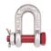 Bolt Type Chain Shackle G2150 - SWL: 8 1/2T, Size: 1\'\'