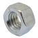 Moer 3/8\'\' UNC klasse 8 verzinkt DIN 934
