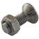 Countersunk Head Bolt 2 Nibs With Nut (TF2E) - M12 x 40mm, Tensile strength 8.8 (25 pcs. Box)