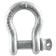 Bow Shackle, Rated: 3.25T (7100lbs)