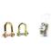 Agripak 2 pcs. D Shackle Pin 11mm Jaw 22mm
