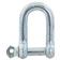 Ansa con vite tipo D, perno Ø10mm x 18mm Larghezza grillo
