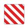 Set Overlastklever Rechts en Links, Vinyl Sticker, 423mm x 423mm