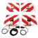 Halogen Warning Panel with Light 12V, RH & LH