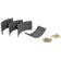 Brake Lining Kit Shoe, Length: 207mm.