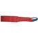 Élingues plat 2 boucles 5 Ton Rouge L8M B: 150mm MC150
